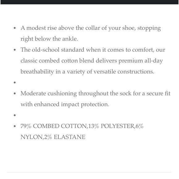 STANCE UNISEX LOW HEIGHT MULTI PACK OF THREE THE ICON 3 PACK NWT - Picture 2 of 3